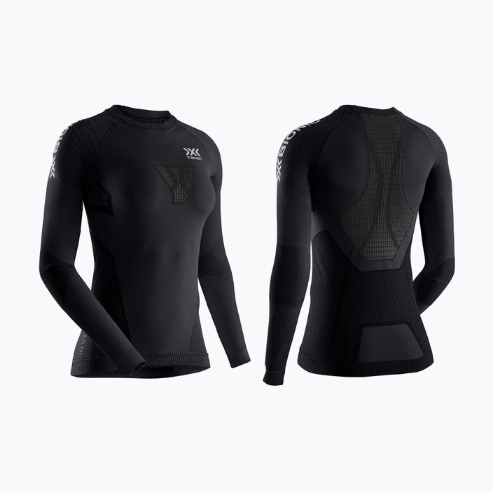Γυναικείο θερμικό πουκάμισο LS X-Bionic Invent 4.0 Run Speed μαύρο INRT06W19W 7