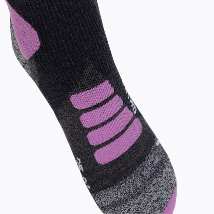 Γυναικείες κάλτσες σκι X-Socks Ski Touring Silver 4.0 γκρι XSWS47W19W 3