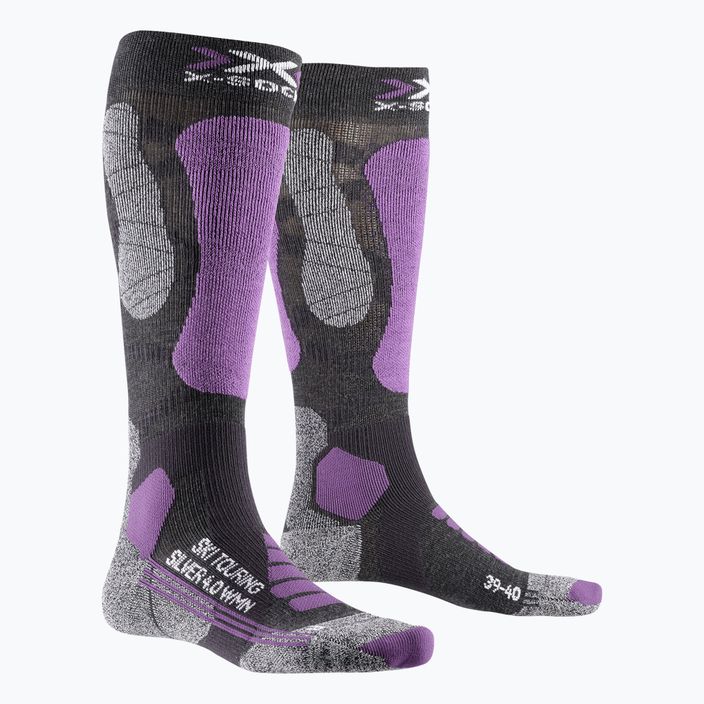 Γυναικείες κάλτσες σκι X-Socks Ski Touring Silver 4.0 γκρι XSWS47W19W 4