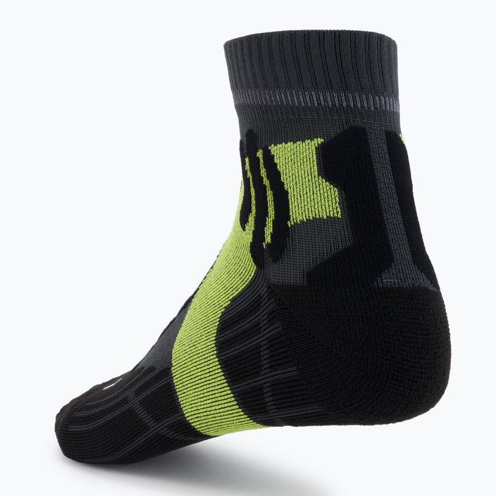 Ανδρικές κάλτσες τρεξίματος X-Socks Marathon πράσινο-γκρι RS11S19U-G146 2