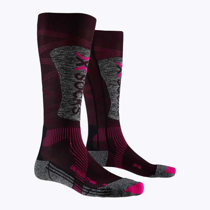 Γυναικείες κάλτσες σκι X-Socks Ski Energizer Lt 4.0 μαύρο XSSSNGW20W 5