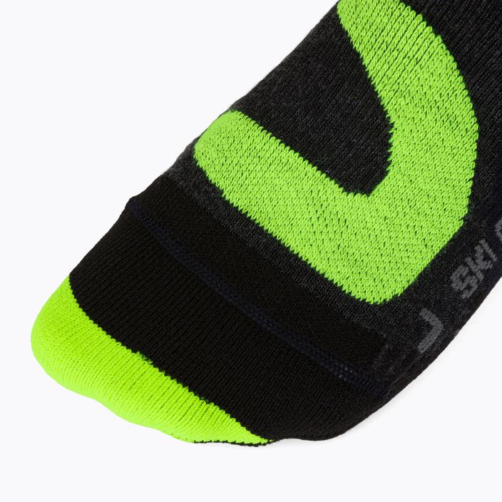 X-Socks Ski Control 4.0 κάλτσες σκι μαύρο-πράσινο XSSSKCW19U 3
