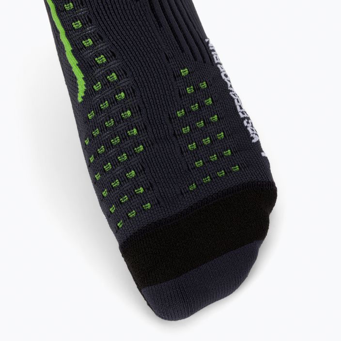 Κάλτσες τρεξίματος X-Socks Xbs. Effektor Running γκρι-πράσινο EF-RS01S21U-G086 4