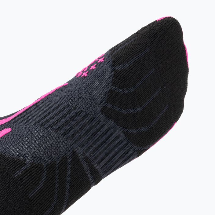 Γυναικείες κάλτσες τρεξίματος X-Socks Run Speed Two 4.0 dolomite grey/neon flamingo 3