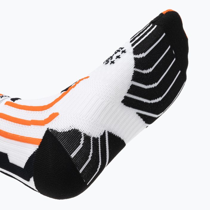 Ανδρικές κάλτσες τρεξίματος X-Socks Run Speed Two 4.0 arctic white/trick orange 3