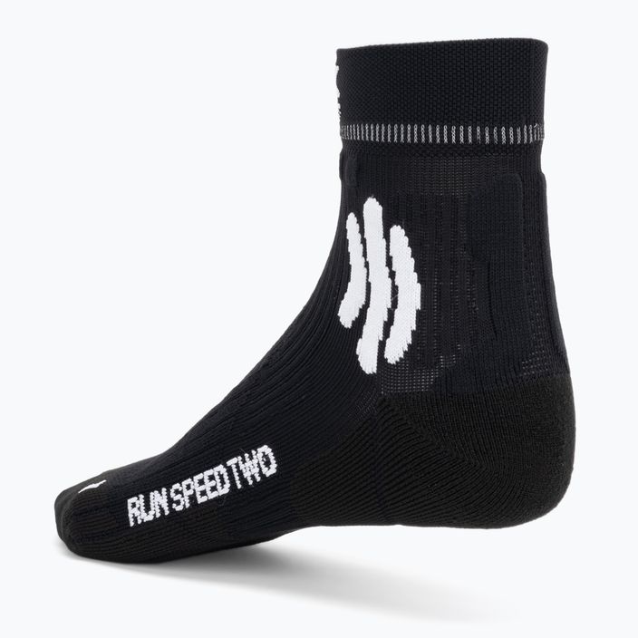 Ανδρικές κάλτσες τρεξίματος X-Socks Run Speed Two 4.0 opal black/arctic white 2