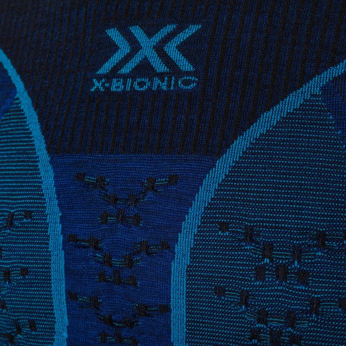 Ανδρικό θερμικό φούτερ X-Bionic Merino σκούρο μπλε του ωκεανού/μπλε του ουρανού 4