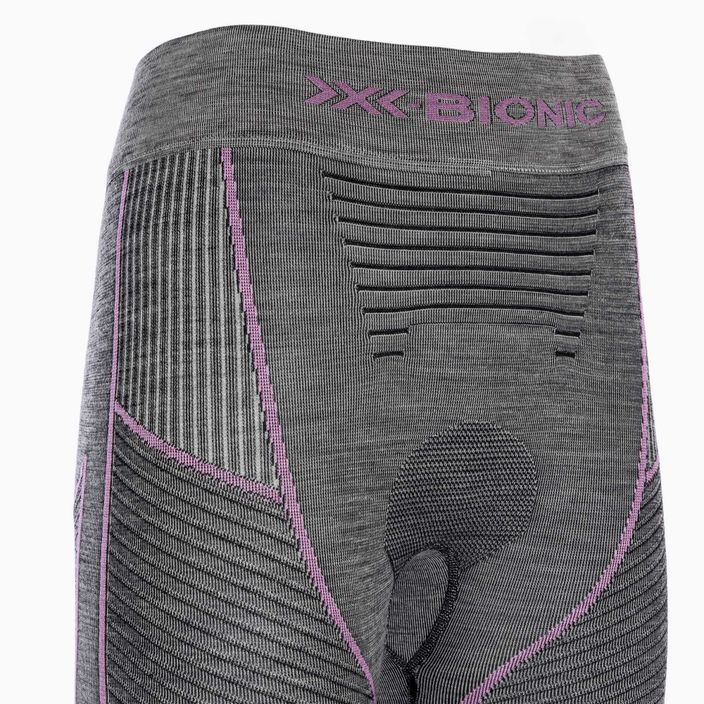 Γυναικείο θερμοενεργό παντελόνι X-Bionic Merino μαύρο/γκρι/μαγνησία 3