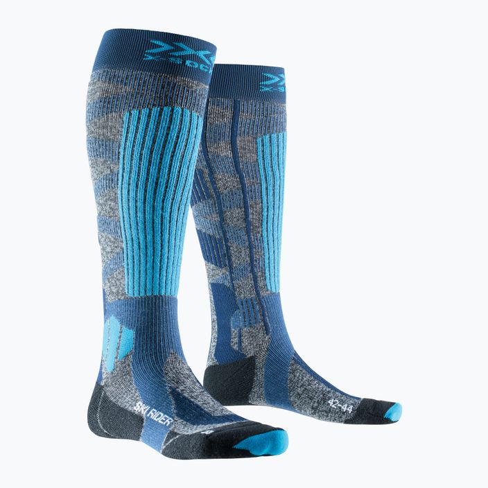 X-Socks Ski Rider 4.0 ναυτικές/μπλε κάλτσες σκι 5