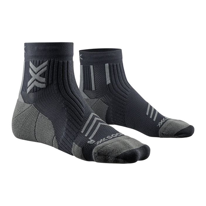 Ανδρικές κάλτσες τρεξίματος X-Socks Run Expert Ankle μαύρο/καρβουάρ 2