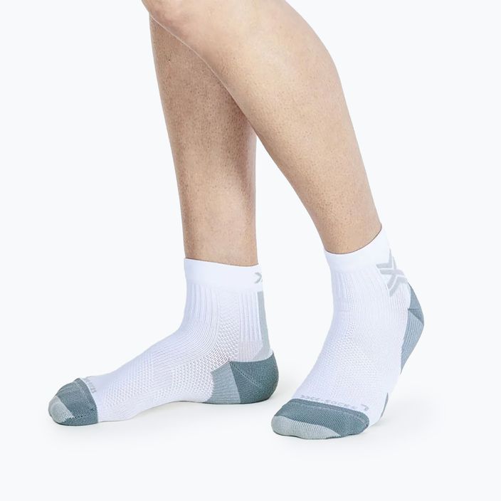 Ανδρικές κάλτσες τρεξίματος X-Socks Run Discover Ankle arctic white/pearl grey 2