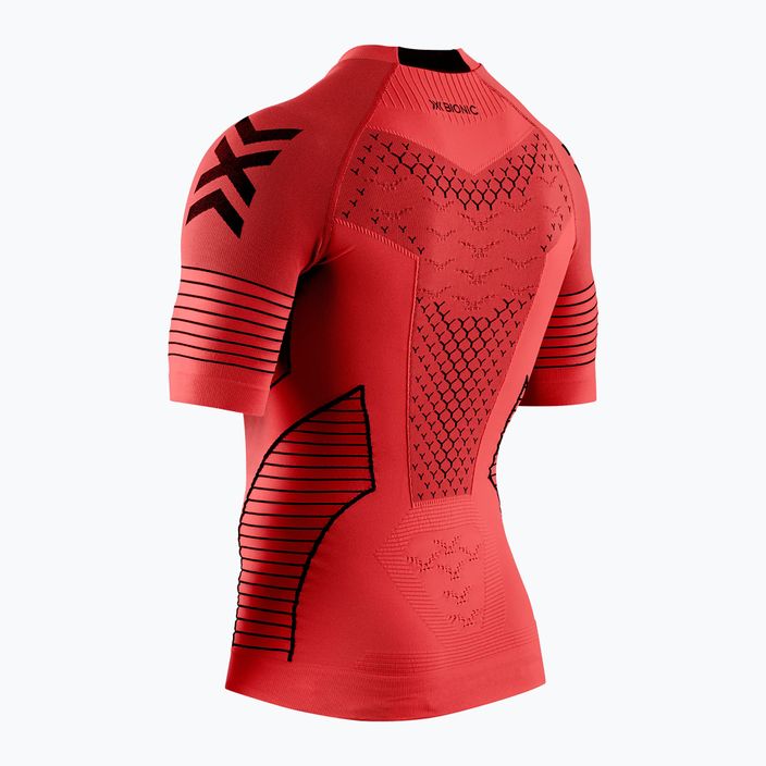 Ανδρικό X-Bionic Twyce Race SS κόκκινο/μαύρο πουκάμισο για τρέξιμο 2