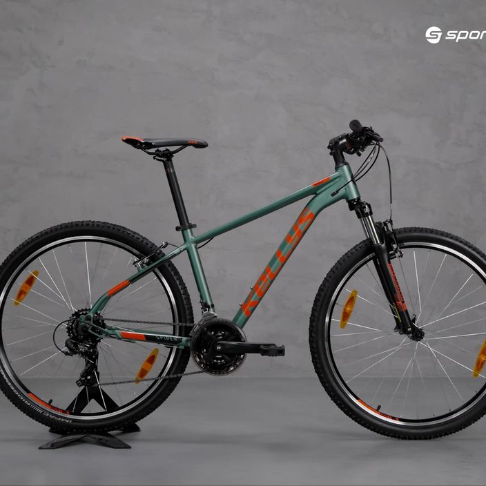 Kellys Spider 10 27.5" ποδήλατο βουνού πράσινο 68881 15