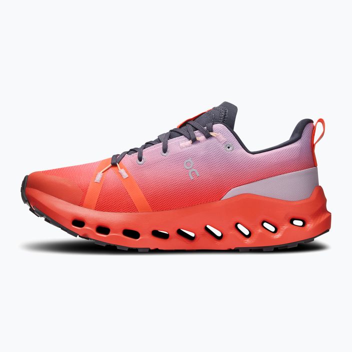 Γυναικεία παπούτσια για τρέξιμο On Running Cloudsurfer Trail Waterproof mauve/flame 3