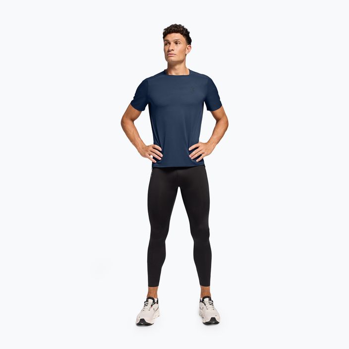 Ανδρικό τρέξιμο On Running Performance-T denim/navy running shirt 2