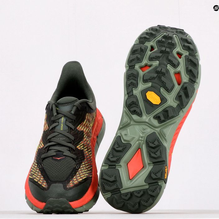 HOKA ανδρικά παπούτσια για τρέξιμο Mafate Speed 4 πράσινο 1129930-TFST 17