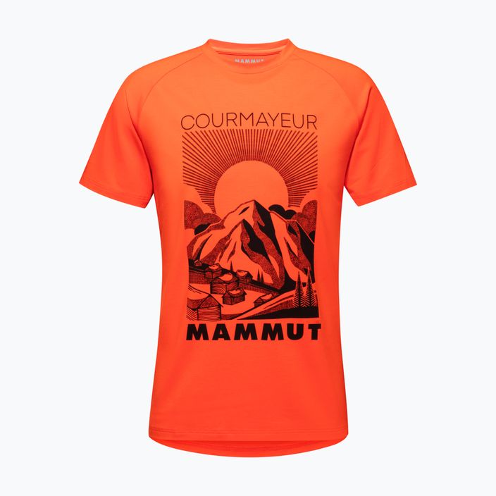 Mammut Mountain ανδρικό πουκάμισο πεζοπορίας πορτοκαλί 4