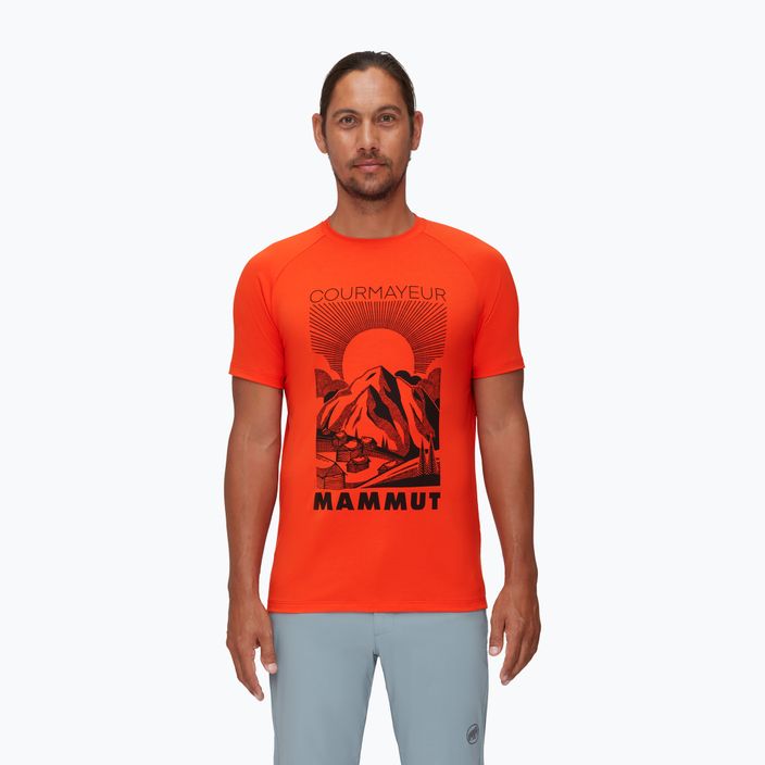 Mammut Mountain ανδρικό πουκάμισο πεζοπορίας πορτοκαλί