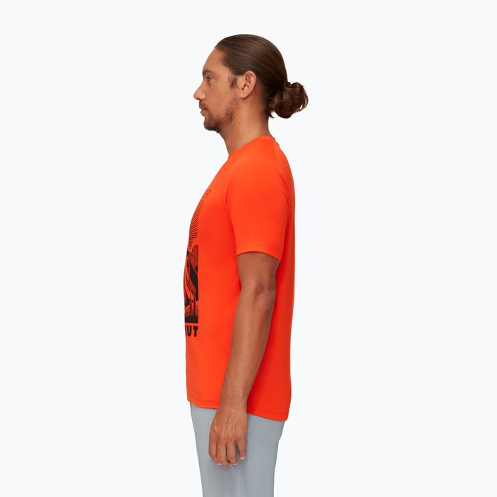 Mammut Mountain ανδρικό πουκάμισο πεζοπορίας πορτοκαλί 2
