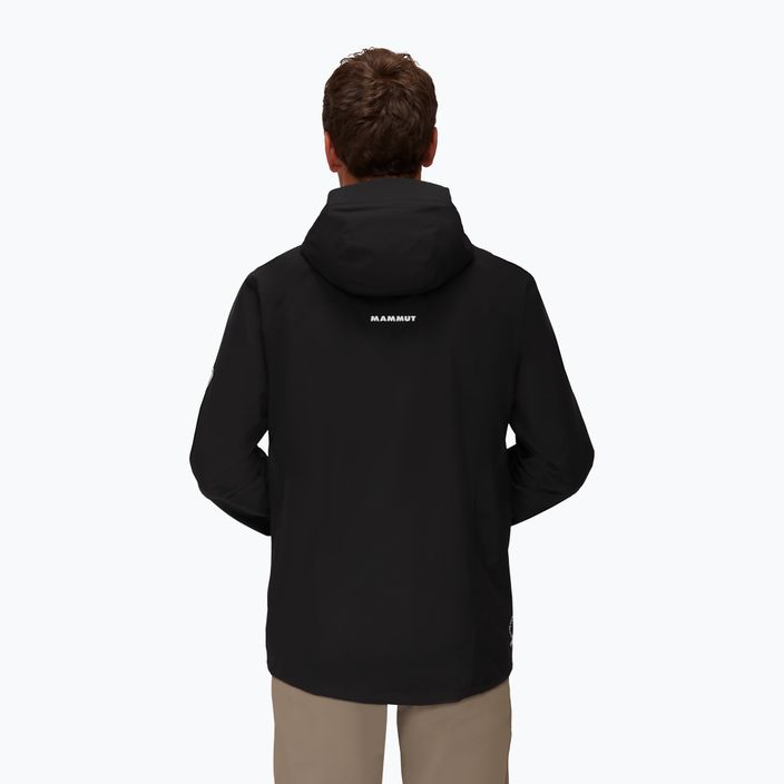 Mammut Convey Tour HS ανδρικό μπουφάν βροχής με κουκούλα μαύρο 1010-27841 2