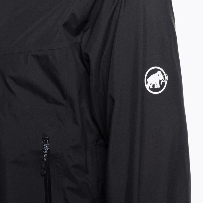 Mammut Convey Tour HS ανδρικό μπουφάν βροχής με κουκούλα μαύρο 1010-27841 5