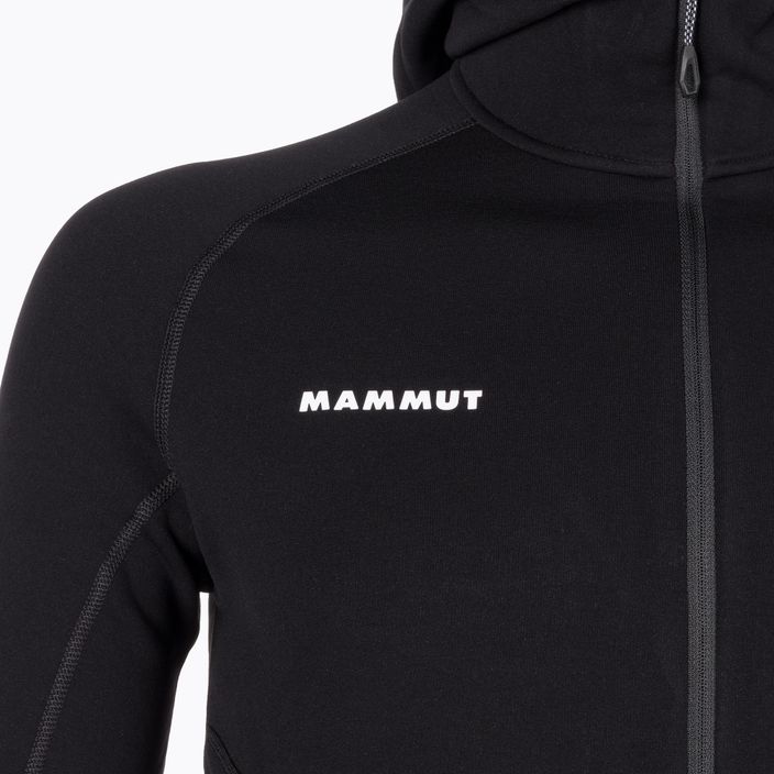 Mammut Aconcagua ML ανδρικό φούτερ με κουκούλα για πεζοπορία μαύρο 6