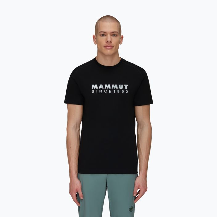 Mammut Trovat Logo ανδρικό T-shirt μαύρο