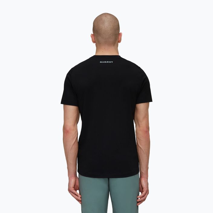 Mammut Trovat Logo ανδρικό T-shirt μαύρο 2