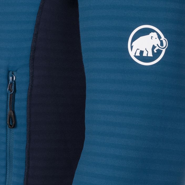 Mammut ανδρικό fleece φούτερ Taiss Light ML με κουκούλα μπλε 1014-04530-50554-114 7