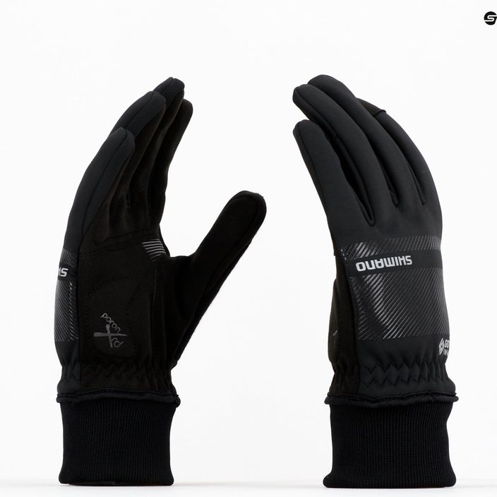 Shimano Infinium Primaloft ανδρικά γάντια ποδηλασίας μαύρα ECWGLBWUS25ML0104 8