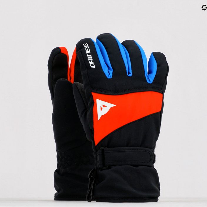 Παιδικά γάντια σκι Dainese Hp Scarabeo black taps/high risk red/lapi 7