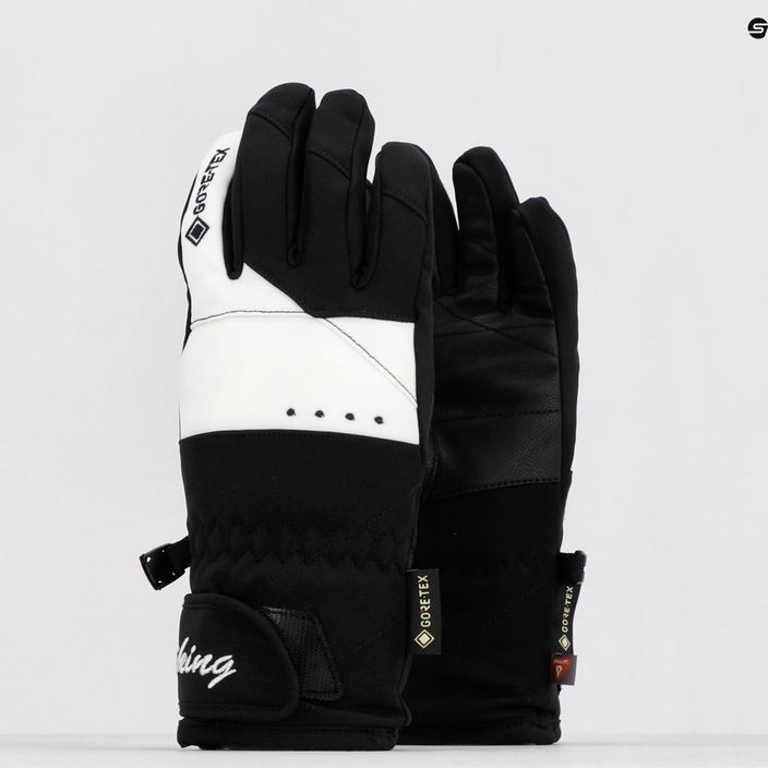 Γυναικείο γάντι σκι Viking Sherpa GTX Ski μαύρο και λευκό 150/22/9797/01 8
