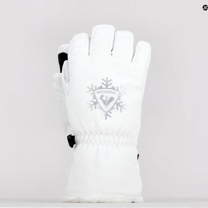Γυναικεία γάντια σκι Rossignol Perfy G white 7