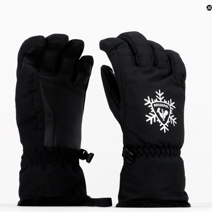 Γυναικεία γάντια σκι Rossignol Perfy G black 7