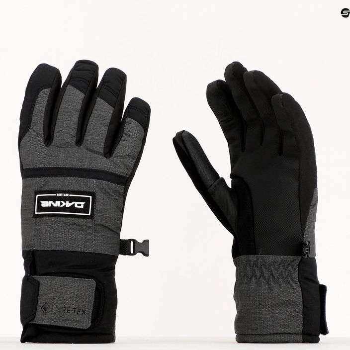Dakine Bronco Gore-Tex ανδρικά γάντια snowboard γκρι-μαύρο D10003529 6