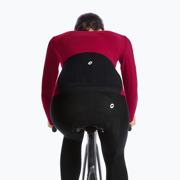 Γυναικεία ποδηλατική φανέλα ASSOS Uma GT Άνοιξη Φθινόπωρο Jersey C2 bolgheri κόκκινο 6