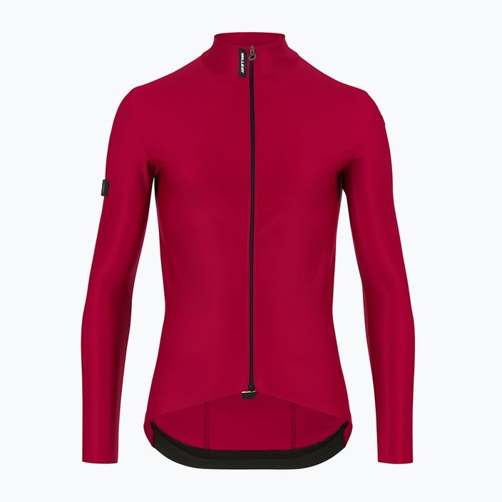 Ανδρική ποδηλασία μπλούζα ASSOS Mille GT Άνοιξη Φθινόπωρο Jersey C2 bolgheri κόκκινο
