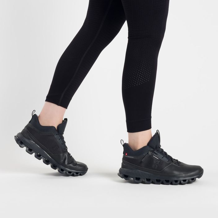 Γυναικεία παπούτσια για τρέξιμο On Cloud Hi Waterproof μαύρο 2899672 2