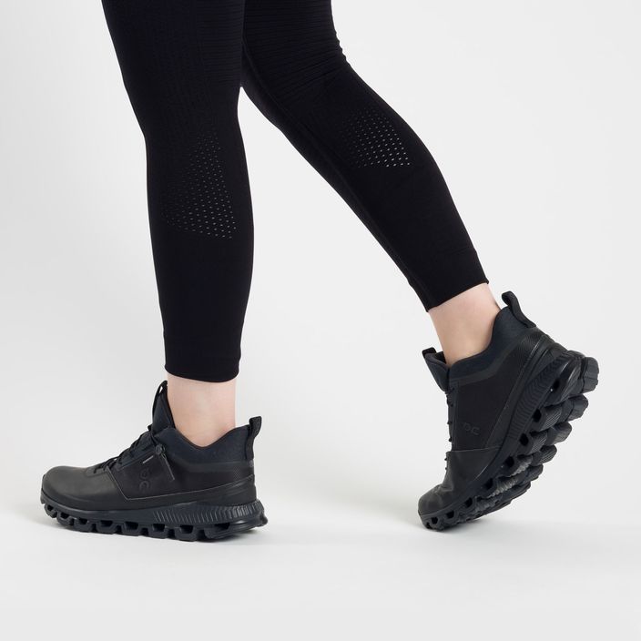 Γυναικεία παπούτσια για τρέξιμο On Cloud Hi Waterproof μαύρο 2899672 3