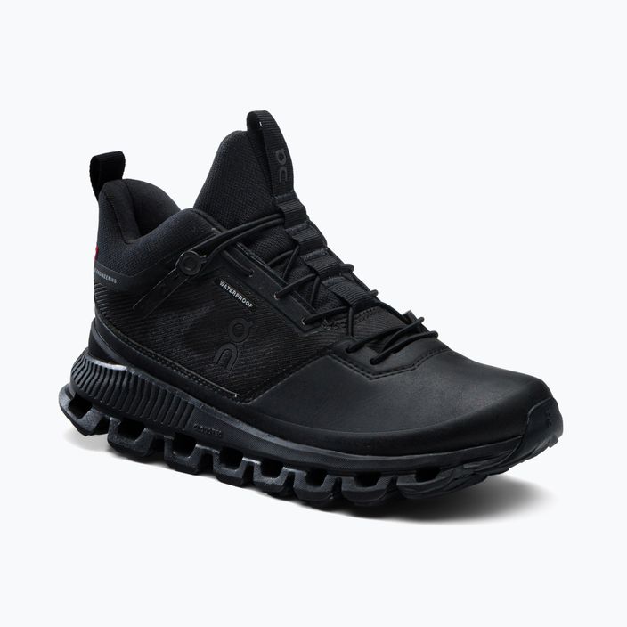 Γυναικεία παπούτσια για τρέξιμο On Cloud Hi Waterproof μαύρο 2899672