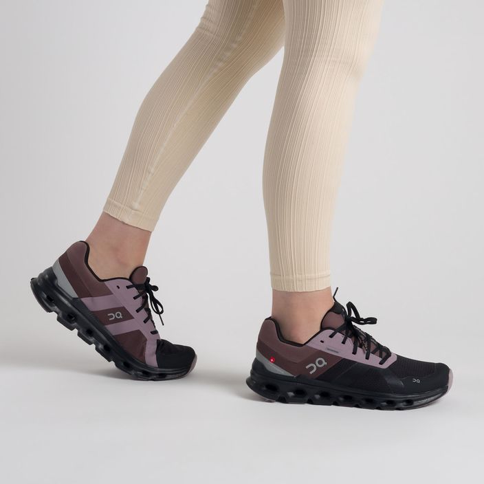 Γυναικεία παπούτσια για τρέξιμο On Cloudrunner Waterproof μαύρο-καφέ 5298636 2