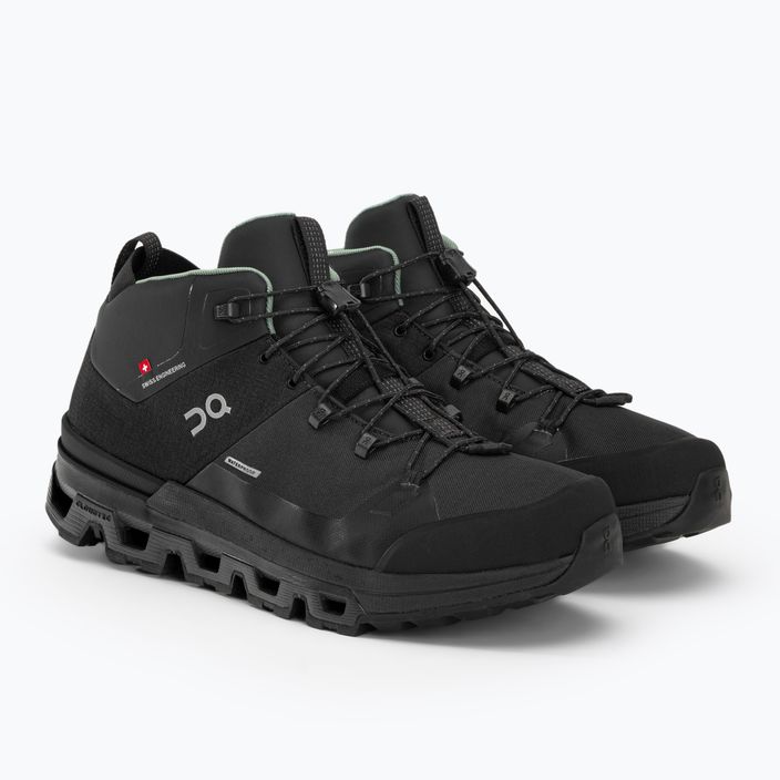 Ανδρικά παπούτσια πεζοπορίας On Cloudtrax Αδιάβροχο μαύρο 3MD10870553 4