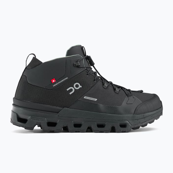Γυναικεία παπούτσια πεζοπορίας On Cloudtrax Αδιάβροχο μαύρο 3WD10880553 2