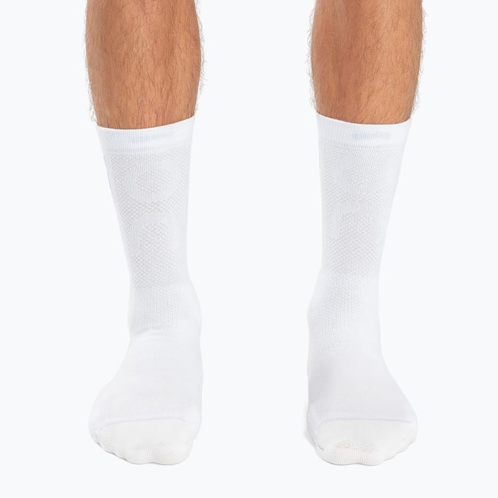 Ανδρικές κάλτσες τένις On Running λευκές/πράσινες 2