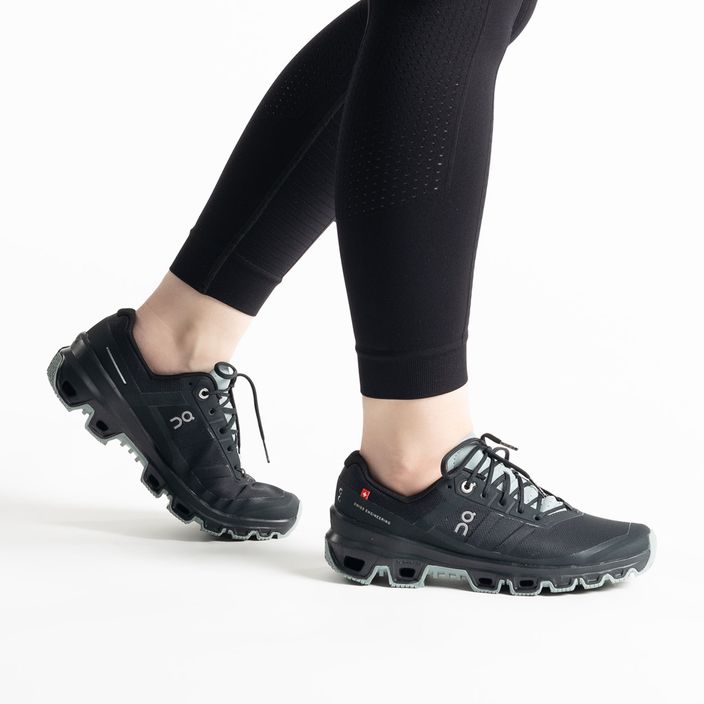 Γυναικεία παπούτσια μονοπατιών On Cloudventure μαύρο 3299257 2