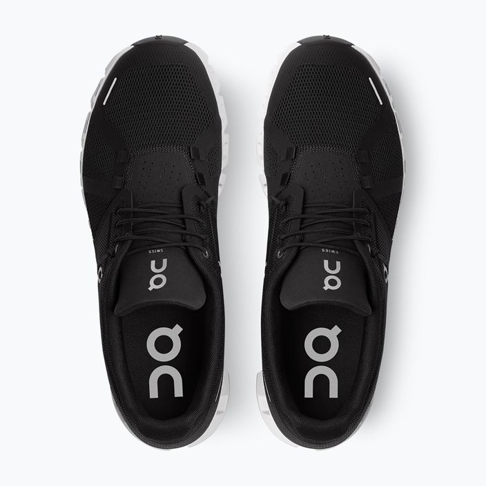 Ανδρικά On Running Cloud 5 μαύρα/λευκά παπούτσια για τρέξιμο 13