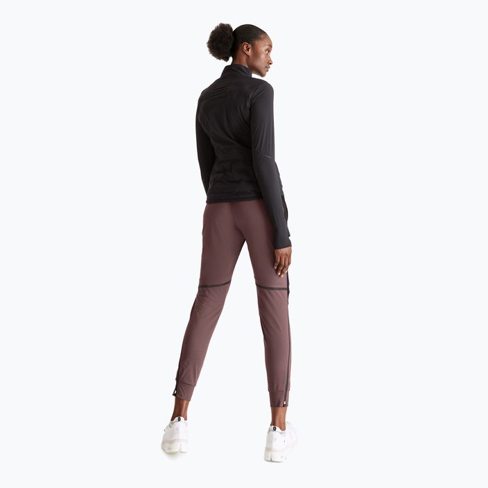 Γυναικείο On Running παντελόνι grape/μαύρο 2