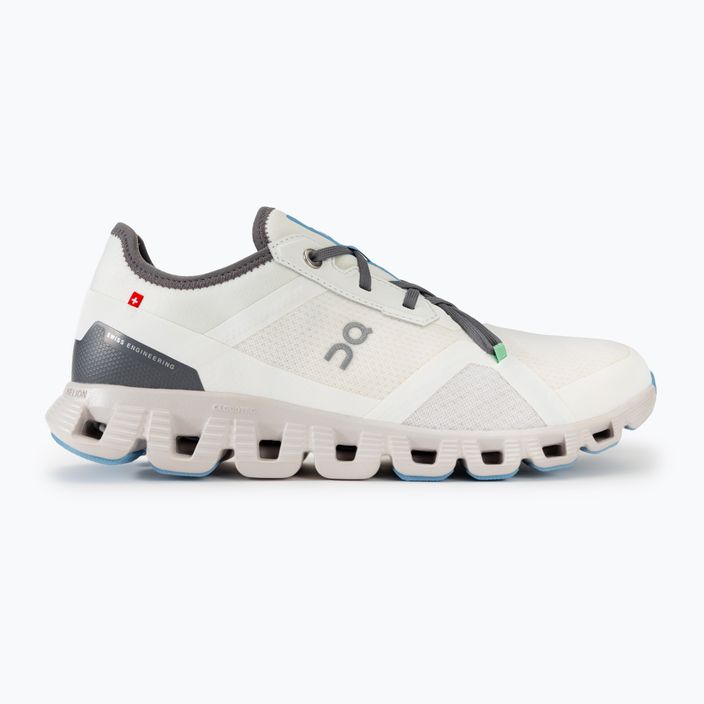 Ανδρικά On Running Cloud X 3 AD undyed λευκό/φλόγα παπούτσια για τρέξιμο 2