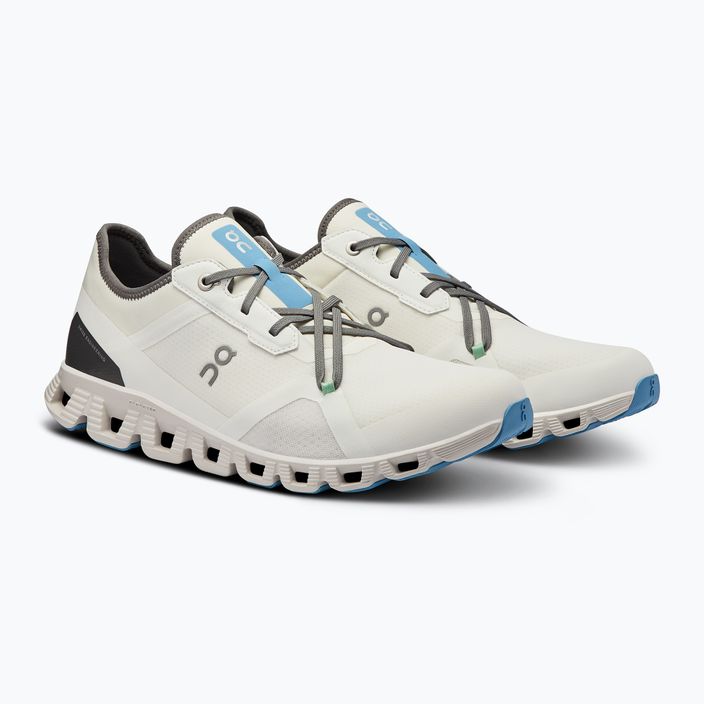 Ανδρικά On Running Cloud X 3 AD undyed λευκό/φλόγα παπούτσια για τρέξιμο 8