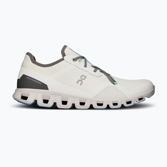 Ανδρικά On Running Cloud X 3 AD undyed λευκό/φλόγα παπούτσια για τρέξιμο 9
